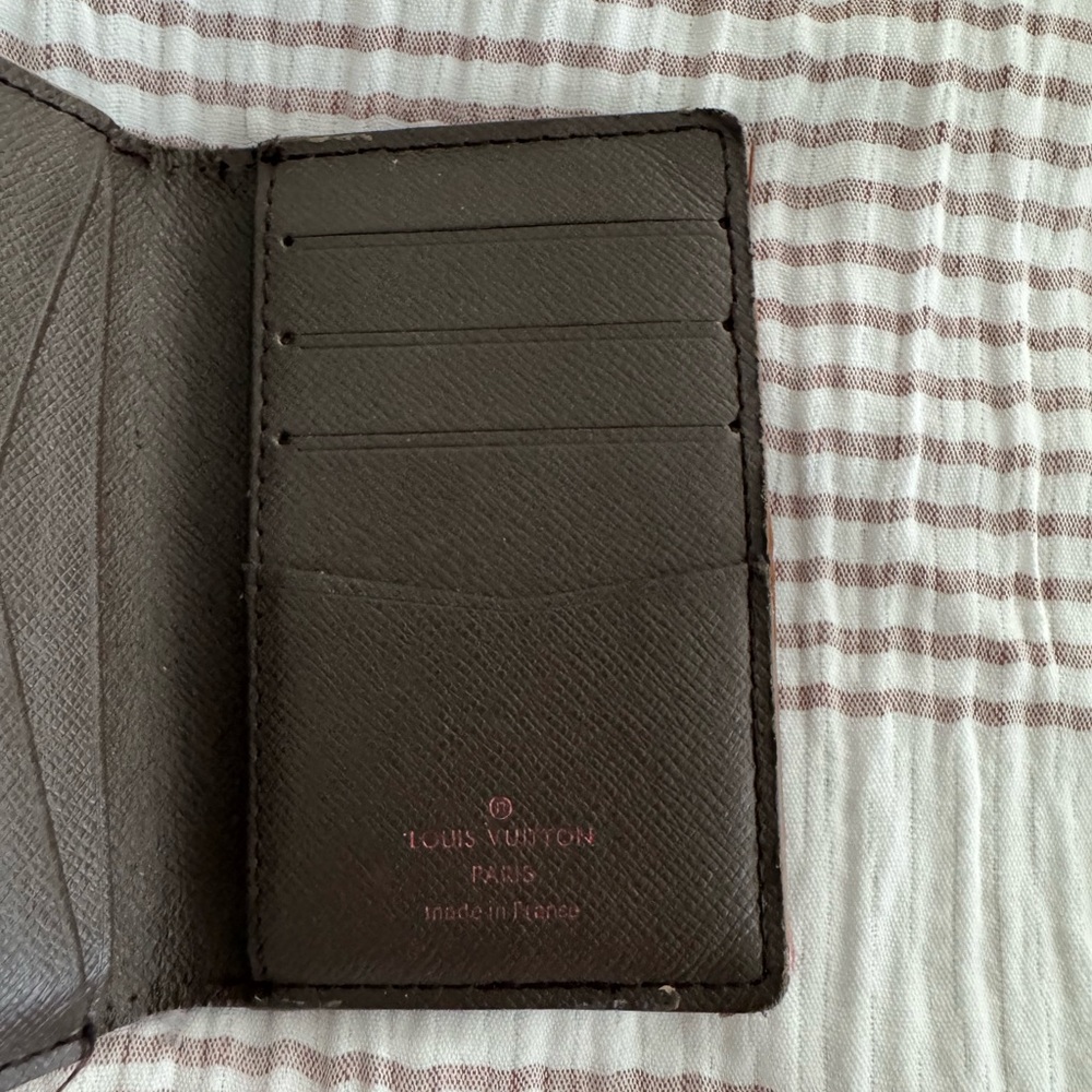 Louis Vuitton Brown Checkered Card Holder
